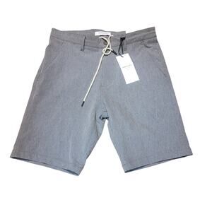 NWT Kenneth Cole Men's Size 32 Gray 4-Way Stretch Tech Performance Shorts